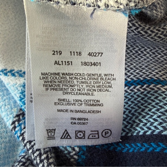 Columbia XL Woven Plaid Shirt - Picture 6 of 8